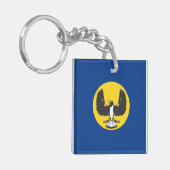 Australische vlag Zuid-Australië Sleutelhanger (Voorkant Links)