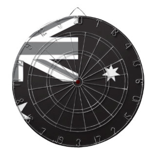 Australische vlag Zwart-wit Dartbord