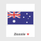 Australische vlaggen sticker (Vel)