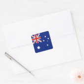 Australische vlaggen vierkante sticker (Envelop)