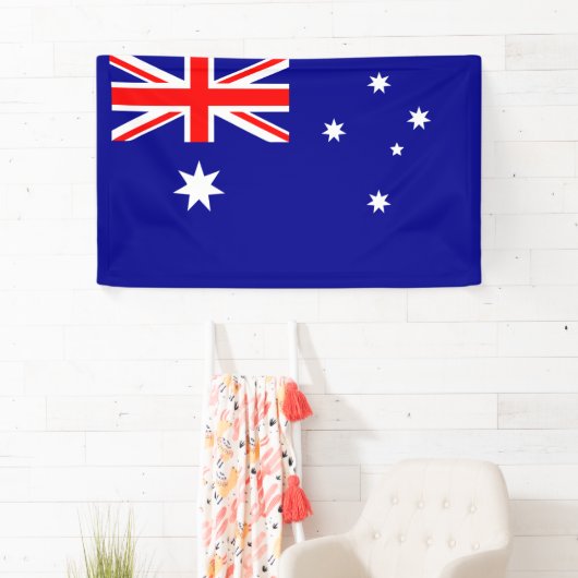 Australische vlaggenbanner spandoek (Insitu)