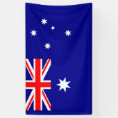 Australische vlaggenbanner spandoek (Verticaal)