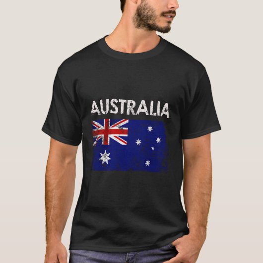 Australische vlaggepride t-shirt (Voorkant)