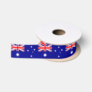 Australische vlaglint, Aussie, Australië Satijnen Lint