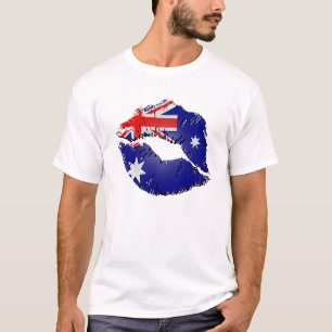 Australische vlaglips t-shirt
