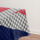 Australische vlagontwerpen in koolstofchroomstijle tafelkleed (Voorbeeld)