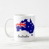 Australische vlagplattegrond Aussie Koffiemok (Links)
