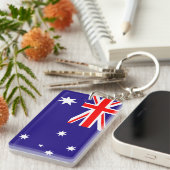 Australische vlagsleutelhangers sleutelhanger (Voorkant Rechts)
