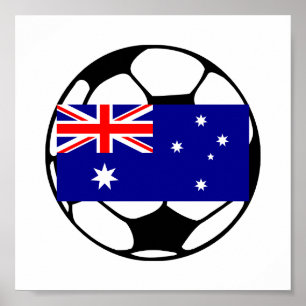Australische voetbal poster
