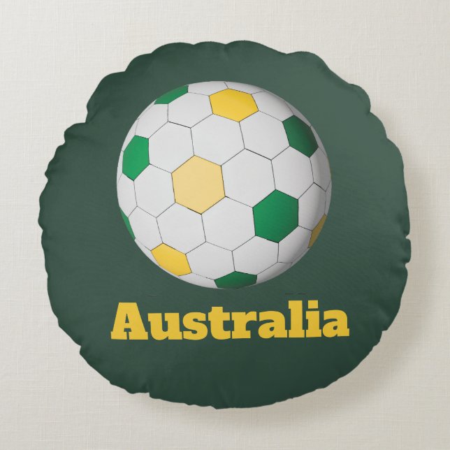 Australische voetbal rond kussen (Voorkant)