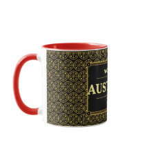 Australische Voetbalfan 2026 Zwart Goud Luxe