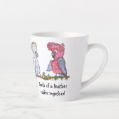 Australische vogelplezier nieuwheid latte mok (Rechts)