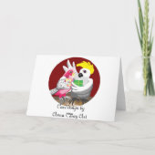 Australische vogels zijn zo  feestdagen kaart (Achterkant)