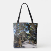 Australische wallabys op de weg, tote bag (Achterkant)