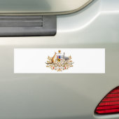 Australische wapenmantel bumpersticker (Op auto)