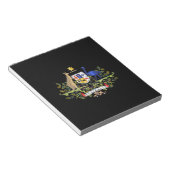 Australische wapenmantel notitieblok (Schuin)