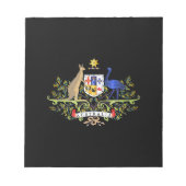 Australische wapenmantel notitieblok (Voorkant)