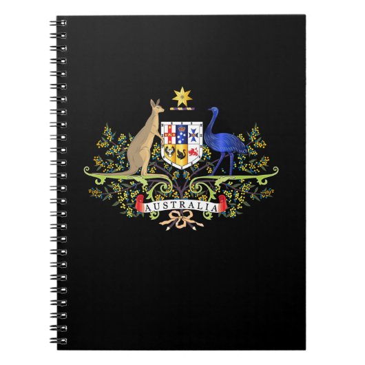 Australische wapenmantel notitieboek (Voorkant)