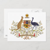  Australische wapenschild Briefkaart (Voorkant / Achterkant)