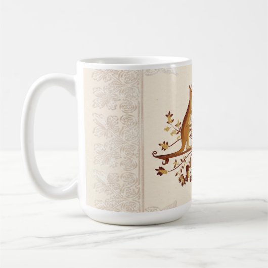 Australische wapenschild Brown Tint Koffiemok (Links)