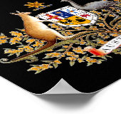 Australische wapenschild poster (Hoek)