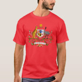 Australische wapenschild Shirten T-shirt (Voorkant)