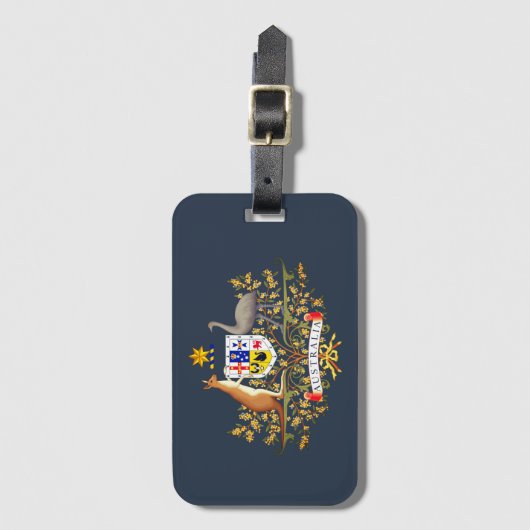 Australische wapenstilstand bagagelabel (Voorkant (verticaal))