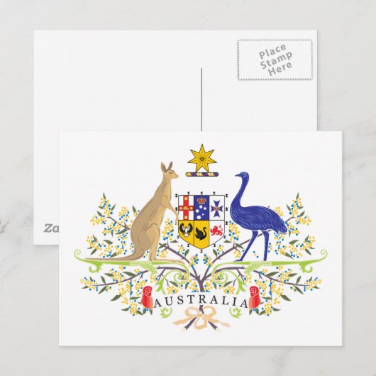 Australische wapenstilstand briefkaart (Voorkant / Achterkant)