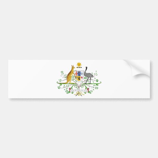 Australische wapenstilstand bumpersticker (Voorkant)