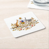 Australische wapenstilstand Jouw tekst Kartonnen Onderzetters (Schuin)