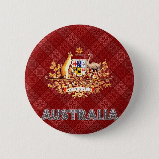 Australische wapenstilstand ronde button 5,7 cm (Voorkant)
