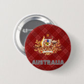Australische wapenstilstand ronde button 5,7 cm (Voorkant /achterkant)