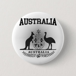Australische wapenstilstand ronde button 5,7 cm