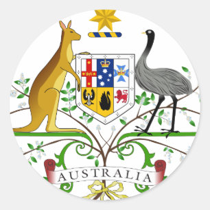 Australische wapenstilstand ronde sticker