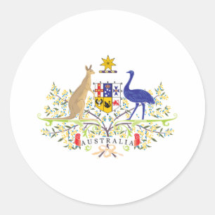 Australische wapenstilstand ronde sticker