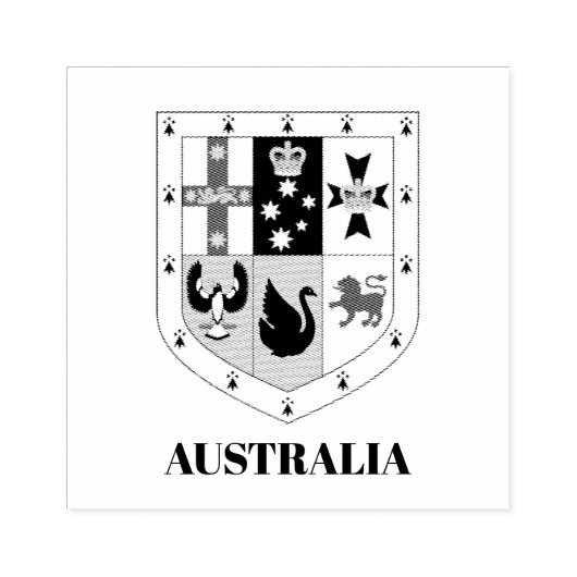Australische wapenstilstand rubberstempel (Afrduk)