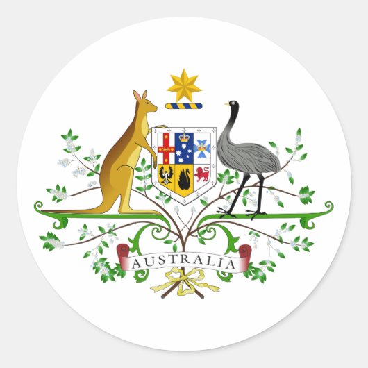 Australische wapenstilstand Sticker (Voorkant)
