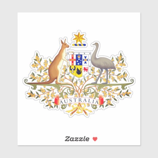 Australische wapenstilstand sticker (Vel)