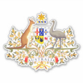 Australische wapenstilstand sticker (Voorkant)