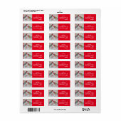 Australische Waterverf rode rosella Parrot Etiket (Full Sheet)