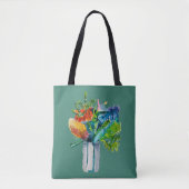 Australische waterverf van bloemen tote bag (Voorkant)
