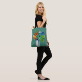 Australische waterverf van bloemen tote bag (Op model)