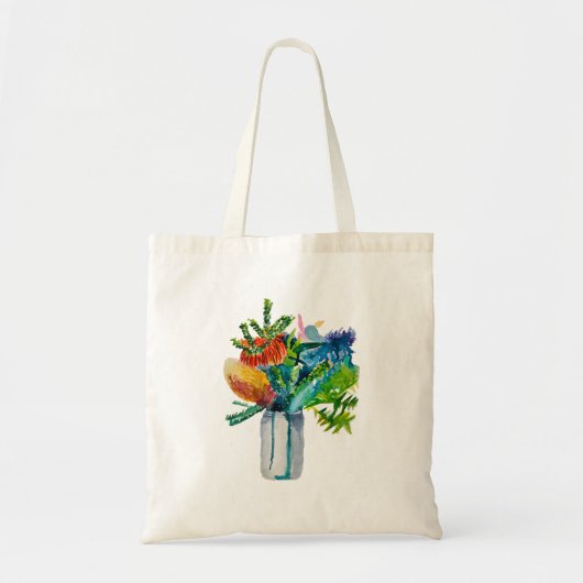 Australische waterverf van bloemen tote bag (Voorkant)