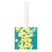 Australische Wattle-bloesems Ornament (Voorkant)