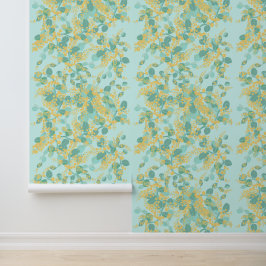 Australische wattle bloesems Wallpaper Behang