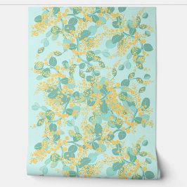 Australische wattle bloesems Wallpaper Behang