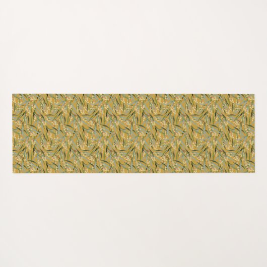  Australische Wattle Yogamat (Achterkant (horizontaal))