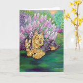 Australische Wenskaarten Kaart (Gele Bloem)