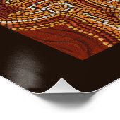 Australische Wild Outback Brumby Scene Perfect Poster (Hoek)