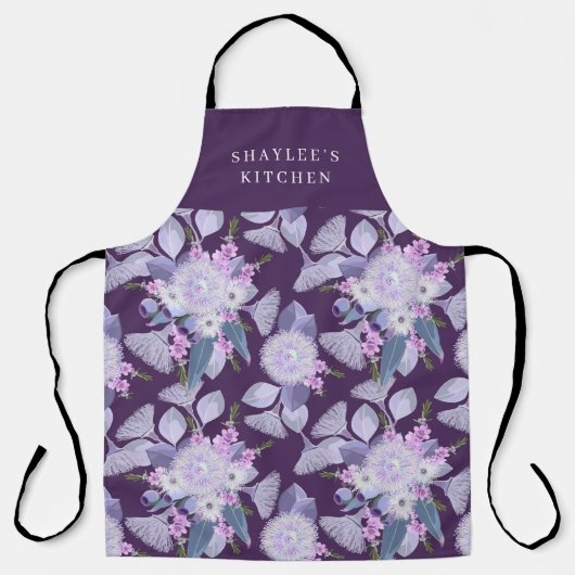 Australische wilde bloemen Apron Schort (Voorkant)